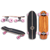 Růžové kola javor dívka kompletní skateboard