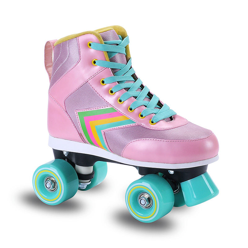 PU kůže Medium Manžeta Lady Quad Roller Skate